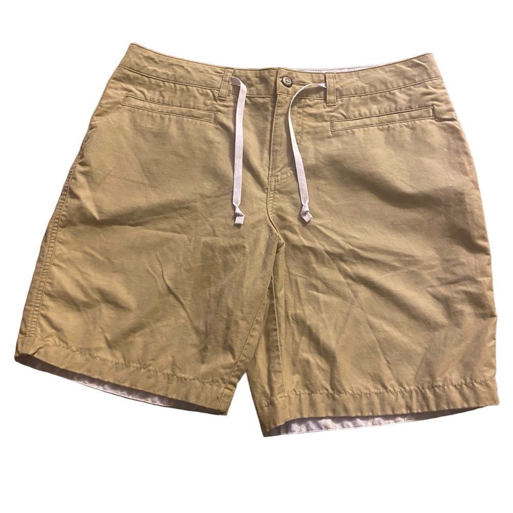 Horny Toad Women's Sz 8 Tan Drawstring Outdoor Hiking Shorts
